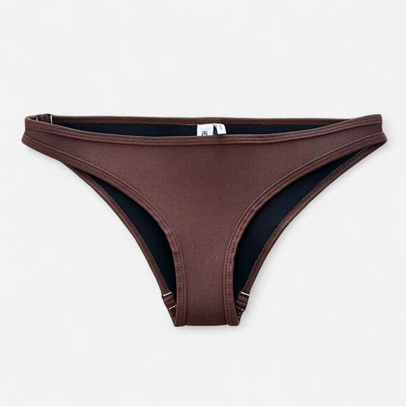 Hoaka brown neoprene swimwear bikini bottoms - Picture 2 of 6